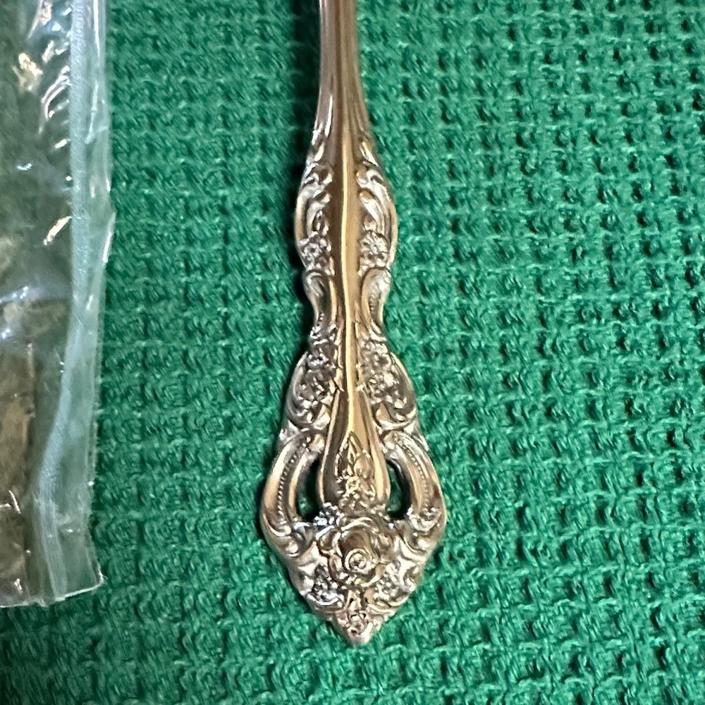 Oneida Heirloom Stainless 2 Piece Serving Set Michelangelo Pattern 🆕
